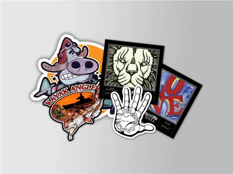 Adestor Custom Sticker Glossy Laminated 80gsm - alnajemadvertising.com