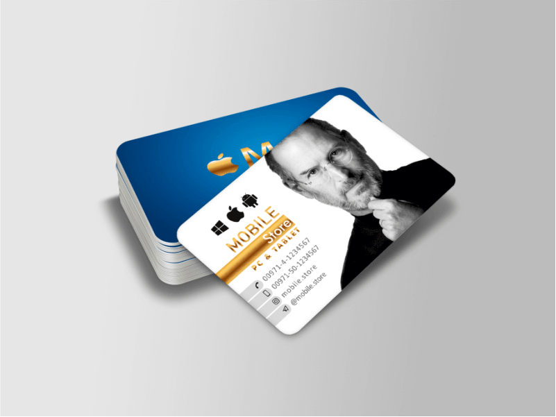 Rounded Corner Gold Foil spot uv Velvet Laminated - alnajemadvertising.com